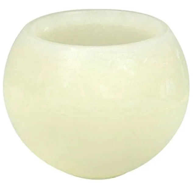 Branded by Windlicht kaarsvet bol Ø 20 cm. off white