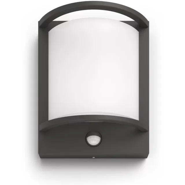 Philips Samondra buitenwandlamp - met sensor - antraciet