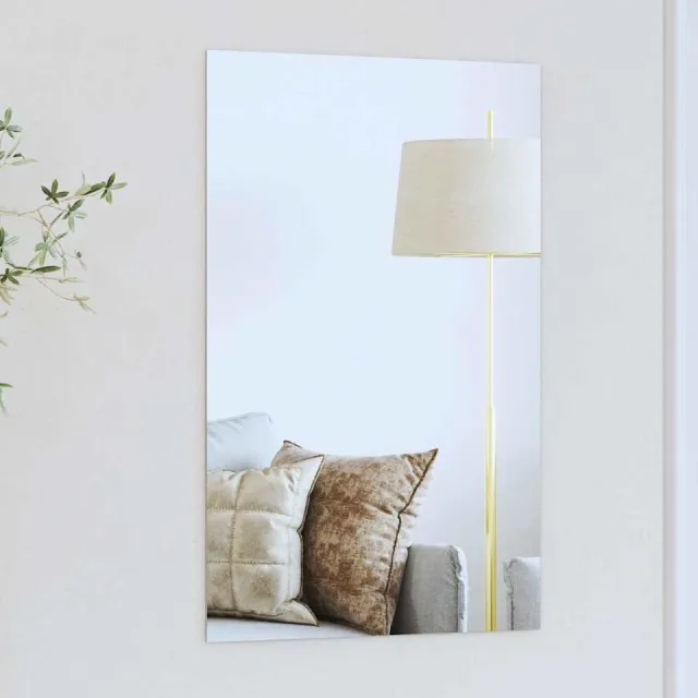 vidaXL Wandspiegel 40 x 60 cm gehard glas Rechthoekig Transparent