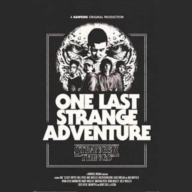 Stranger Things One Last Adventure Unisex Poster - meerkleurig - Standard multicolor