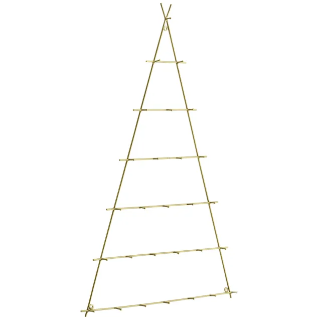 Madam Stoltz kerstboomdisplay metaal bronskleur Antiek messing