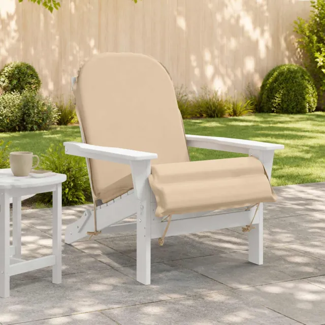 vidaXL Adirondack stoelkussen GEMERT 100% Polyester Crèmekleurig