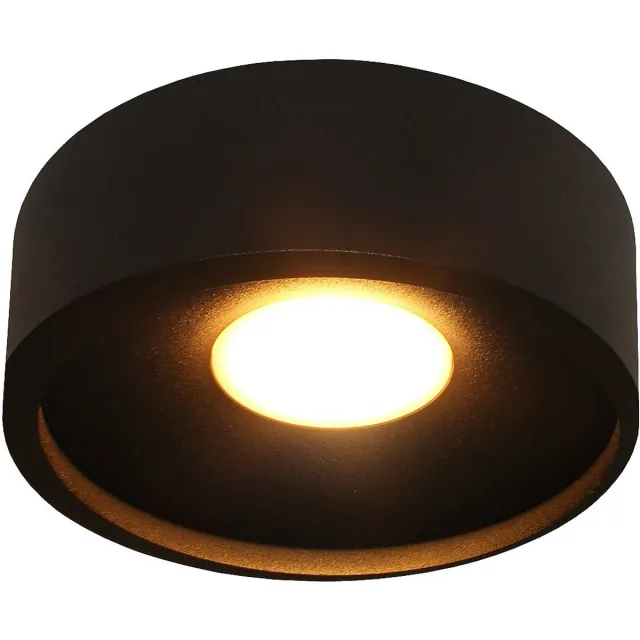 Artdelight Plafondlamp Orlando - Zwart - LED 10W 2700K - IP20 - Dimbaar > spots verlichting led | plafonniere led zwart | led lamp | opbouwspot led