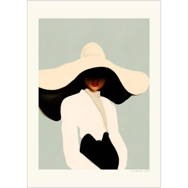 Poster & Frame Poster - PSTR Studio - Maxime - Coco noir (30 x 40 cm cm)