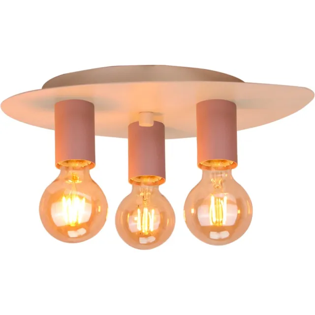 Chericoni Verlichting Chericoni Colorato Plafondlamp - 3-lichts - Roze - Metaal