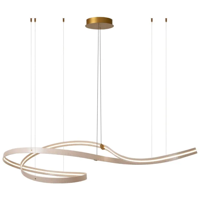 Lucide dimbare LED hanglamp 161x63 cm - beige