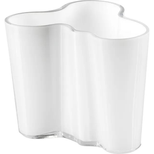 Iittala Aalto Vaas - 95 mm - Opaal Wit