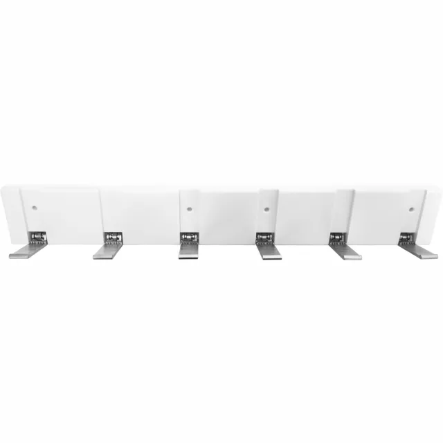HOME It flex kapstok met 6 haken 48,4 × 2,2 x 7,2 cm wit