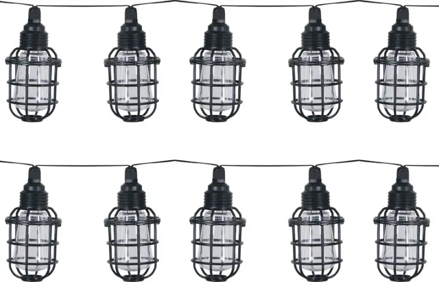 Luxform Solar Lichtsnoer - met LED 10 lampjes - Corsica - feestverlichting - werkend op zonne-energie