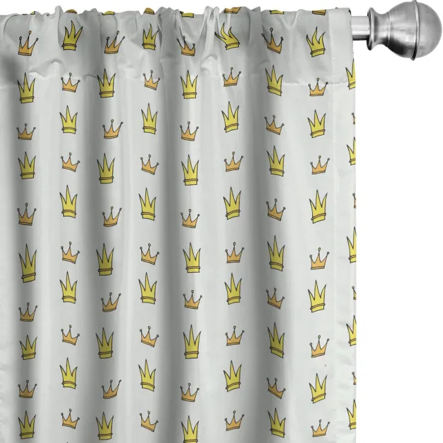 ABAKUHAUS Prins gordijnen – 2-delige set 75x225 cm – microvezel – mintgroen