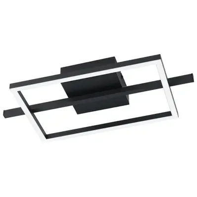 Eglo Plafondlamp Amandolo Zwart 17w