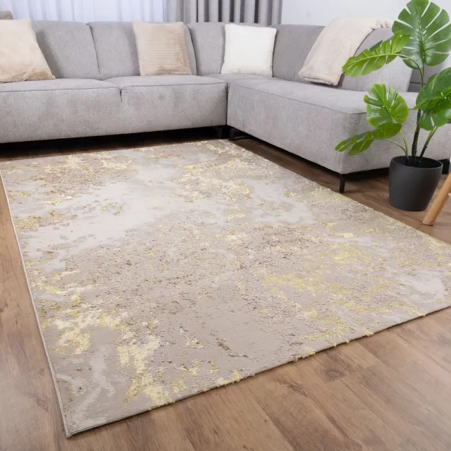 Koho Carpets Beige Tapijt Laagpolig Vloerkleed Koho Marbella - 240x330cm- Modern - Woonkamer - Salon - Slaapkamer - Eetkamer