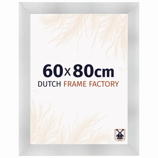 Dutch Frame Factory Fotolijst 60x80 cm - MDF - Aluminium Geborsteld - Praag