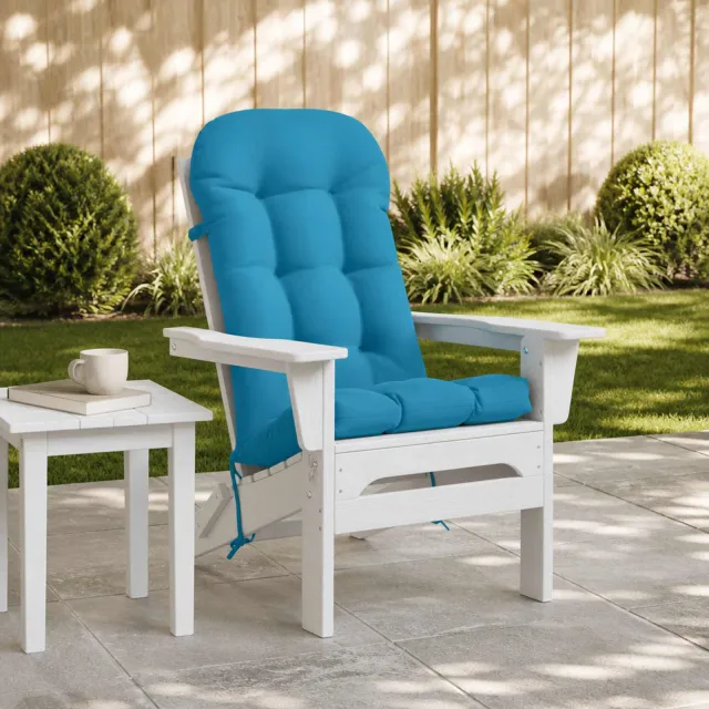 vidaXL Adirondack stoelkussen PUTTEN 100% Polyester Lichtblauw