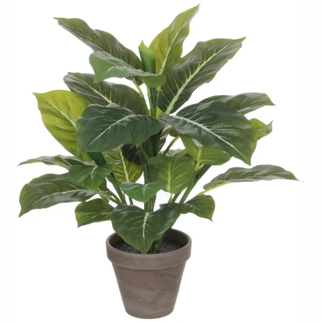 Mica Decorations Evergreen Kunstplant in Bloempot Stan - H49 x Ø40 cm - Groen