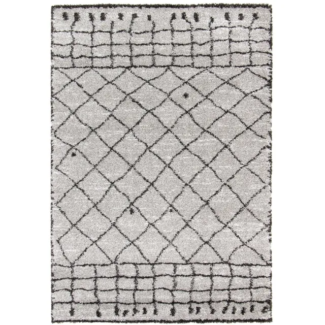 AFK Living Dik en comfortabel tapijt NEWPORT grijs