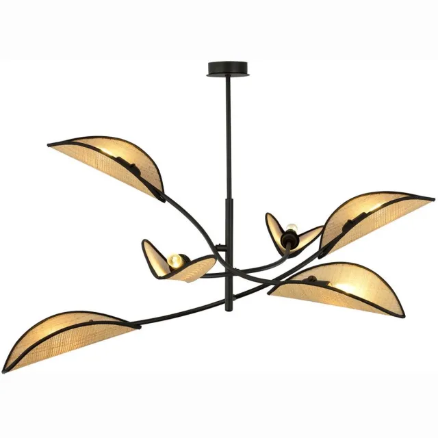 Emibig LOTUS 6 BLACK/RATTAN