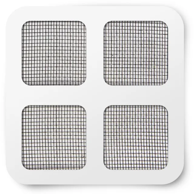 Garden Of Eden 4x Vliegengordijn Muskietengaas Reparatie Patch – Zelfklevend – 10x10 Cm – Zwart – 4 Stuks – Geschikt Voor Horren, Insectengaas En Vliegengaas [11610BK]