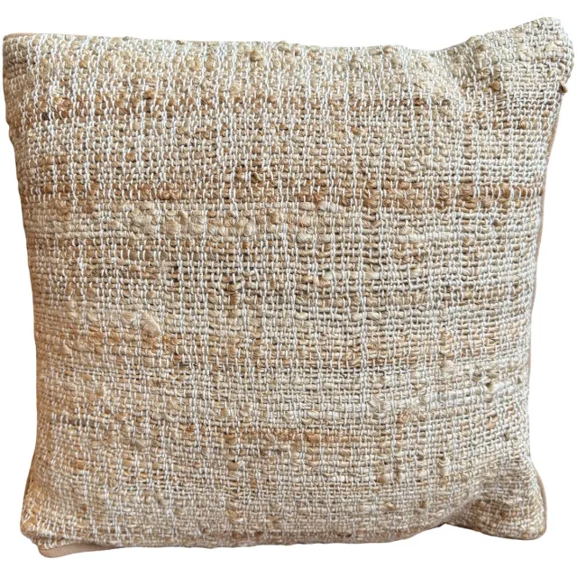Rocaflor Sierkussen - Jute - Bruin - Panja - Vierkant - 45x45cm