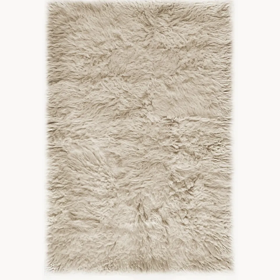 Layered Shaggy Oatmeal - 140 X 200 cm Beige
