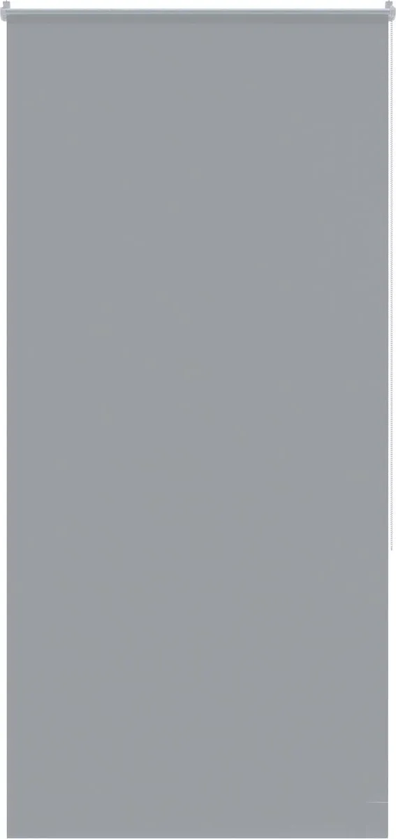 Aufun verduisterende rolgordijnen, thermisch isolerende rolgordijnen, rolgordijnen met trekkoord, rolgordijnen met trekkoord en clips zonder boren, (110x210 cm, grijs)