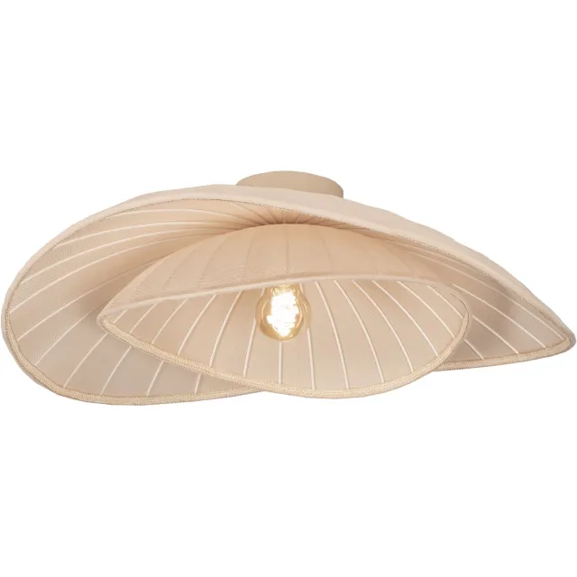Lumidora Plafondlamp 75178 - Plafonniere - FABRIANO - E27 - Beige - Textiel