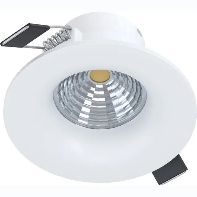 EGLO Saliceto LED inbouwspot ⌀8,8cm dimbaar wit aluminium
