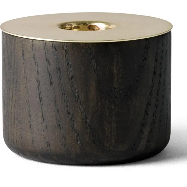 Menu Chunk of Wood kaarsenstandaard medium bruin