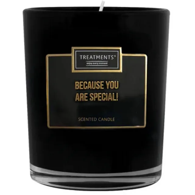 Treatments Scented Candle Quotes Because You Are Special Zwart