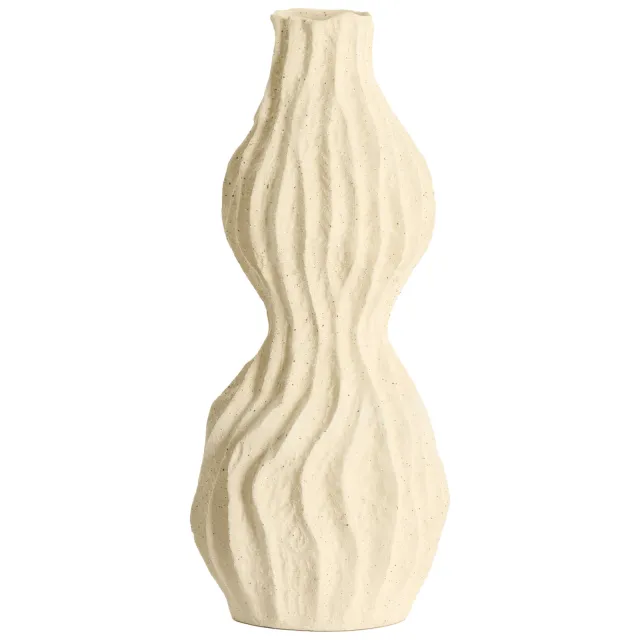 Light & Living Vaas Vania (16,5x15,5x39 cm) crème