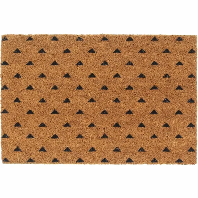 vidaXL Deurmat 40x60 cm getufte kokosvezel naturel