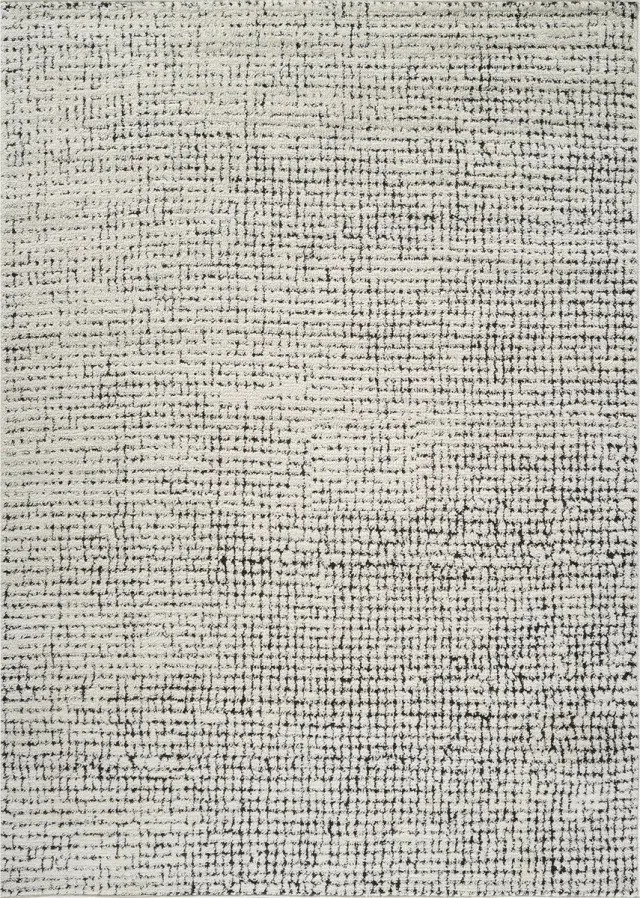 Surya Amandine vloerkleed modern scandinavisch zwart ivoor