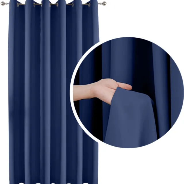 Meble od Nowa Zasłony - Granaatkleur - Zwaar - 140x250 cm Blauw