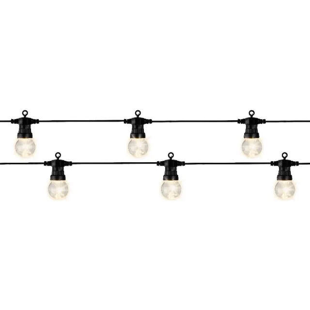 Lumineo Led feestverlichting 9.5m 20 lampjes twinkle starterset warmwit