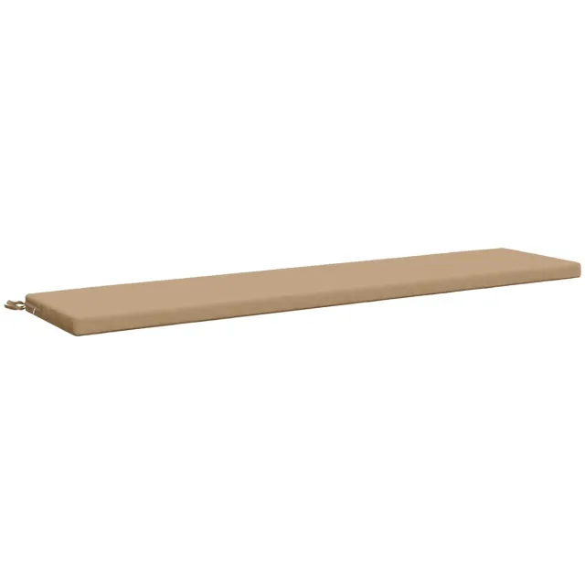 vidaXL Bankkussen - SOEST - 100% - Polyester - Zand - 180 - x - 40 - x - 5 - cm