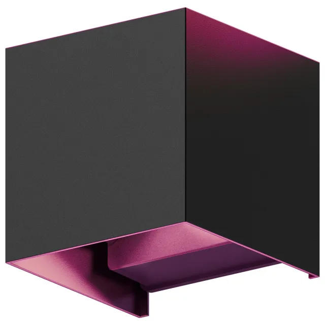 Calex slimme wandlamp buiten Zwart