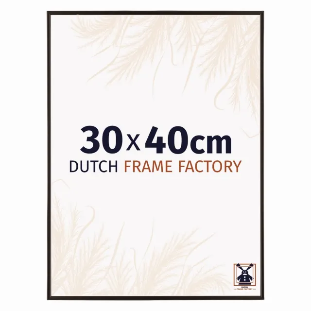 Dutch Frame Factory Fotolijst 30x40 cm - Kunststof - Antraciet - Easy