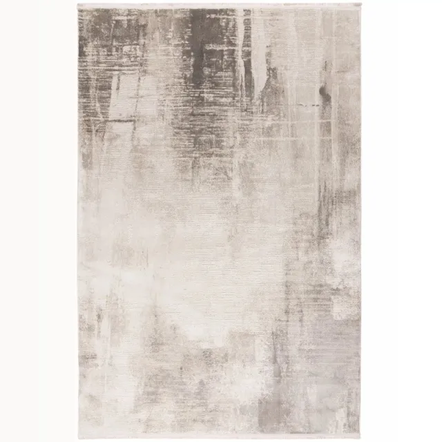 Dutch XXL Laagpolig Vloerkleed | Tapijt | Modena | Abstract | Zilver | 80x150 cm