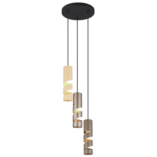Trio STREAM - Hanglamp - Multicolour - excl. 3x GU10 4,9 W