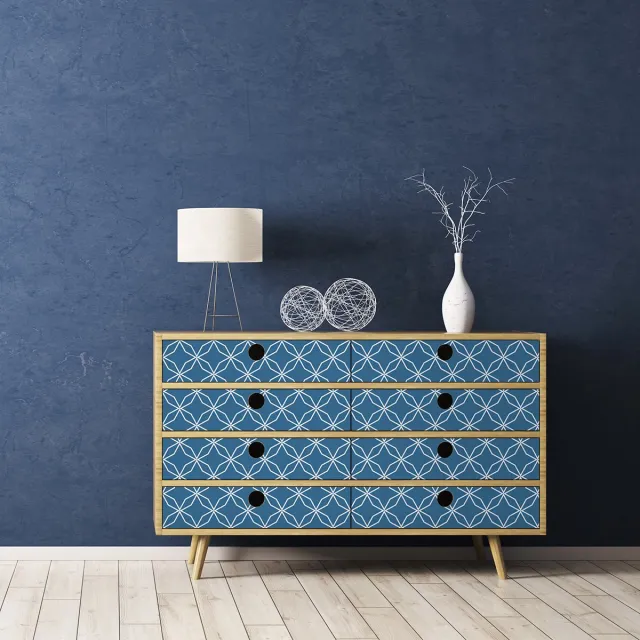 Ambiance Sticker Scandinavische meubelsticker, ethaan, 60 x 90 cm Multi color