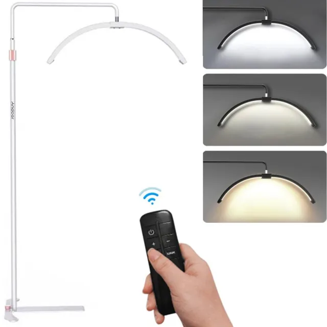 LuminexPro M5 Moonlight – Professionele LED Booglamp 36W – Dimbaar 3200K-5600K – CRI 90+ – Afstandsbediening – Make-up, Beauty & Content Creators wit