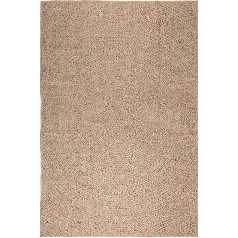vidaXL Vloerkleed ZIZUR binnen en buiten 160x230 cm jute look bruin