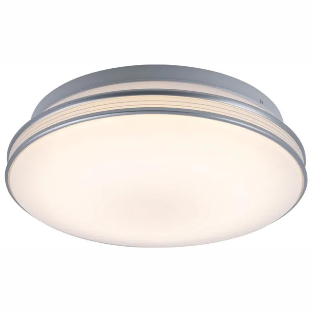 ESTO Plafondlamp ronde plafondlamp Moderne woonkamerlamp plafond, wit acryl, LED 1120 lumen warm wit, DxH 29,3 x 8,5 cm