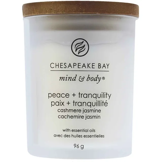 Chesapeake Bay Peace & Tranquility - Cashmere Jasmine Mini Candle Wit