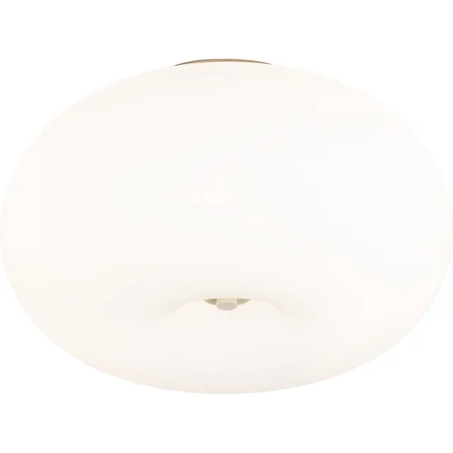 Lumidora Plafondlamp 75543 - Plafonniere - TULBAND - 2 Lichts - E27 - Beige - Metaal - Badkamerlamp - ⌀ 45 cm