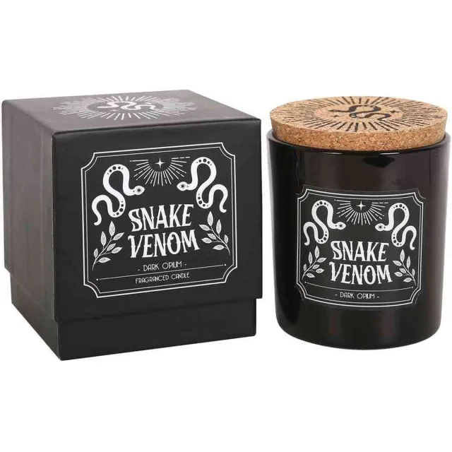 Something Different Snake Venom Dark Opium Geurkaars - Zwart