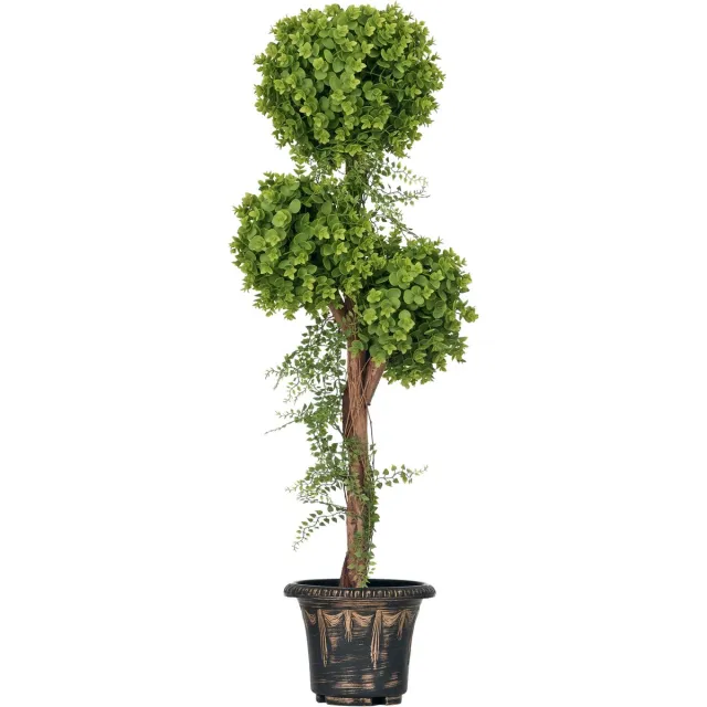 Homcom Kunstplanten-PE-30x30x115cm-Groen