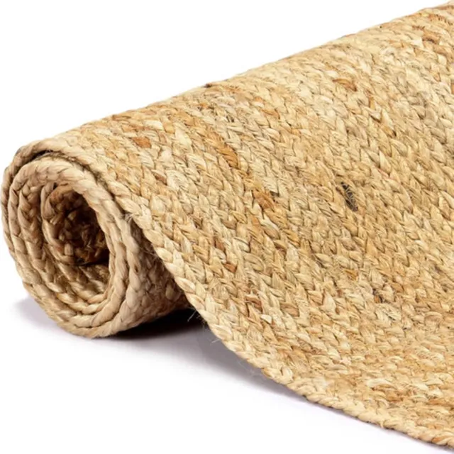 vidaXL Vloerkleed - handgemaakt - cm - jute Naturel