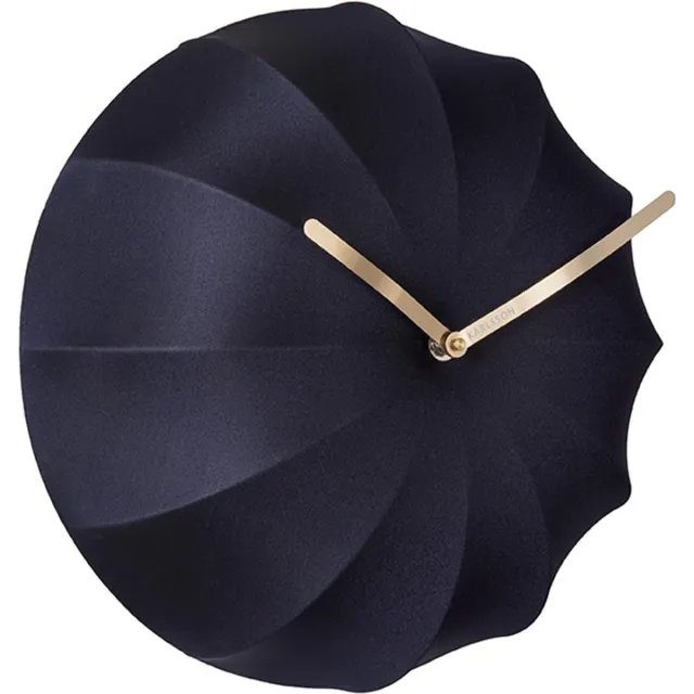 Karlsson Wandklok Stretch - Lycra Donkerblauw - Ø40cm