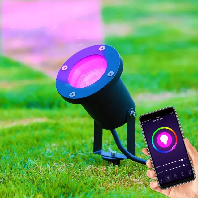 LedLoket .LED Smart Grond - Prikspot | GU10 | Samara | Hue Compatible | Incl. Zigbee spot Zwart